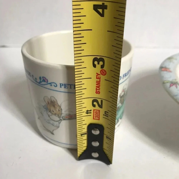 Eden Peter Rabbit Melamine Dish Set Cup Bowl 1996 - Picture 10 of 12